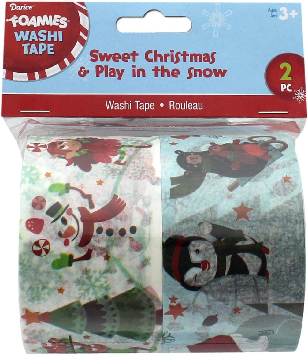 Christmas Skinny Washi Skinny Tape Assortment - 6 Spools - 2020