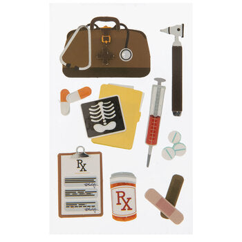 Doctor Medical Icon Stickers