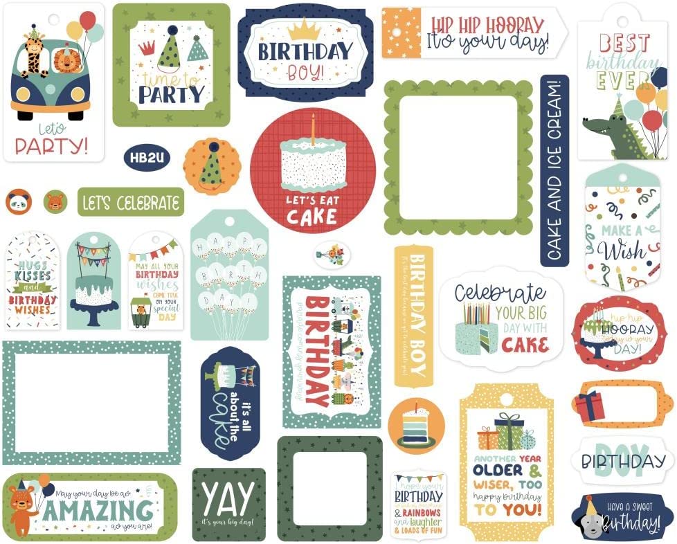 A Birthday Wish Frames and Tags Die Cuts