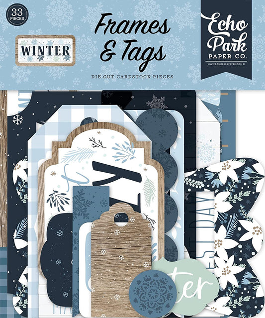 Winter Ephemera Frames & Tags Set