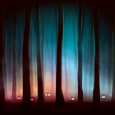 Watcher in the Woods Halloween Scrapbook Paper