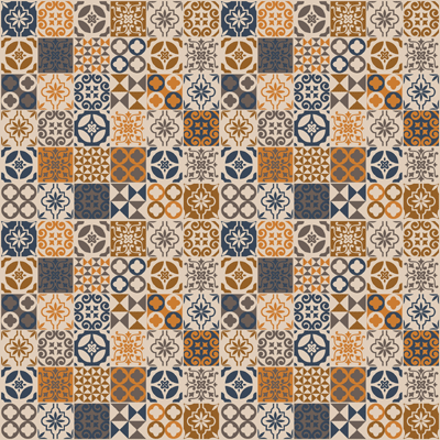 Spice Market Mosaique Patterned Cardstock by Ella & Viv