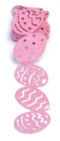 Pink Easter Eggs Felt Fusion Ribbon by Queen & Co