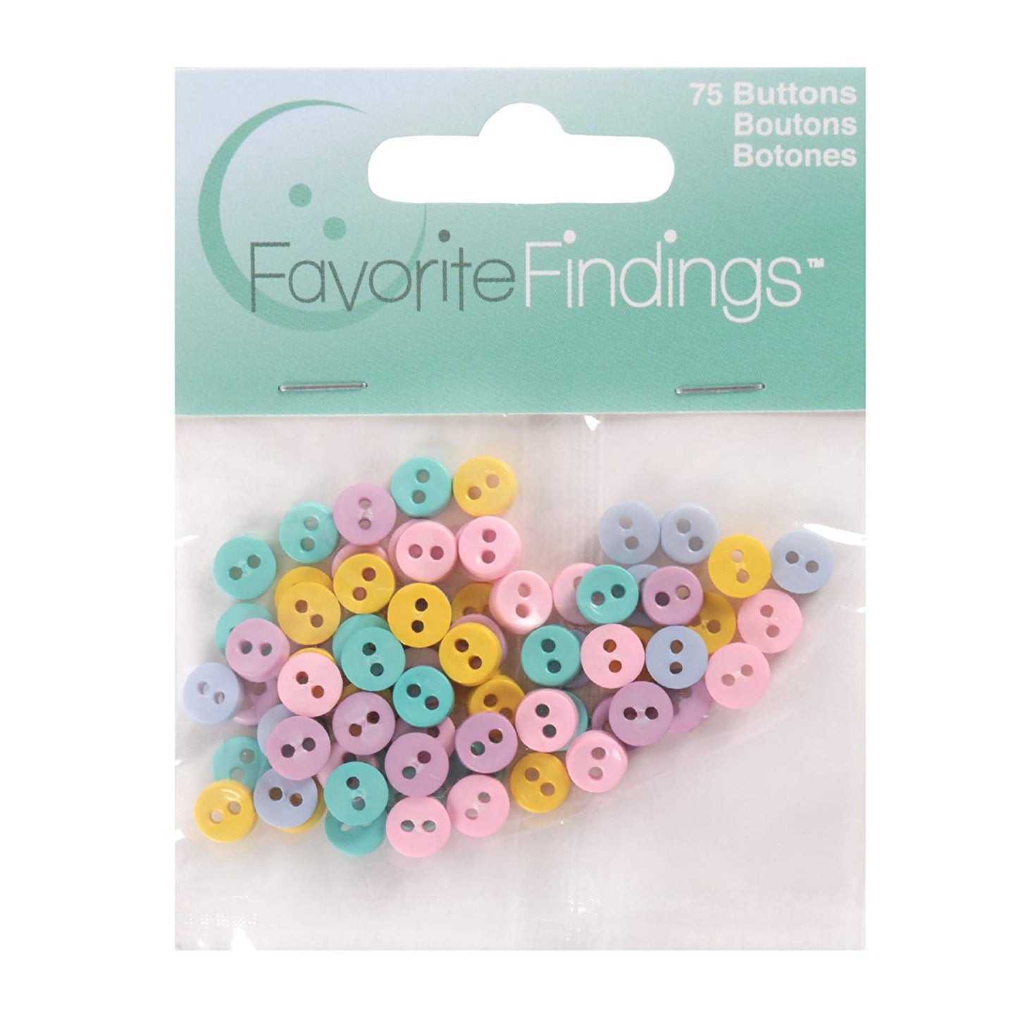 Pastel Mini Buttons Favorite Findings