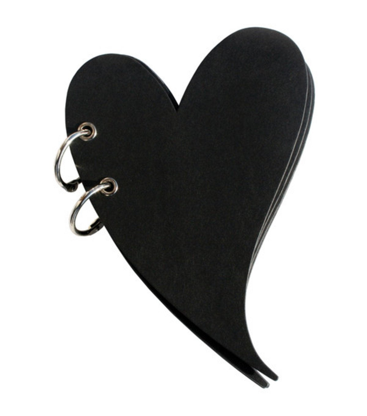 Heart Shaped Flirt Blackboard Blank Journal/scrapbook Album