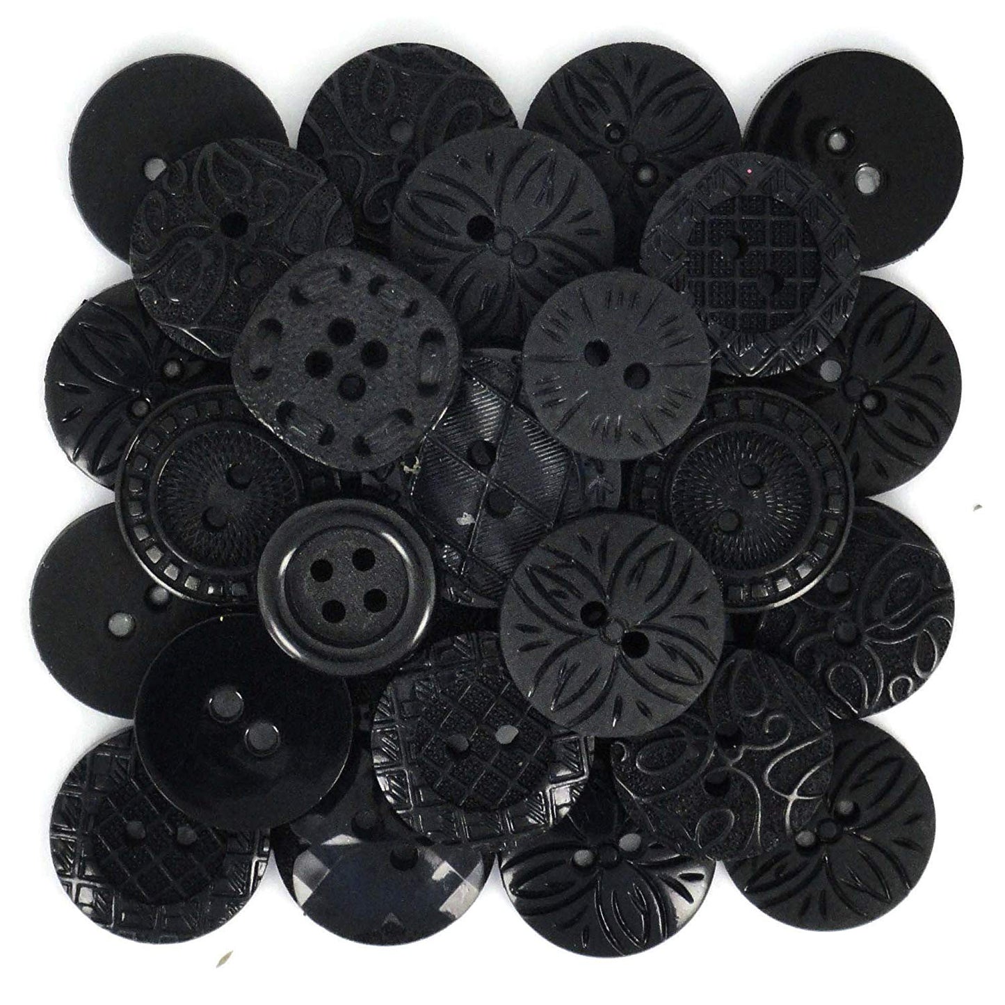 Color Me Black Buttons Set by Dress It Up