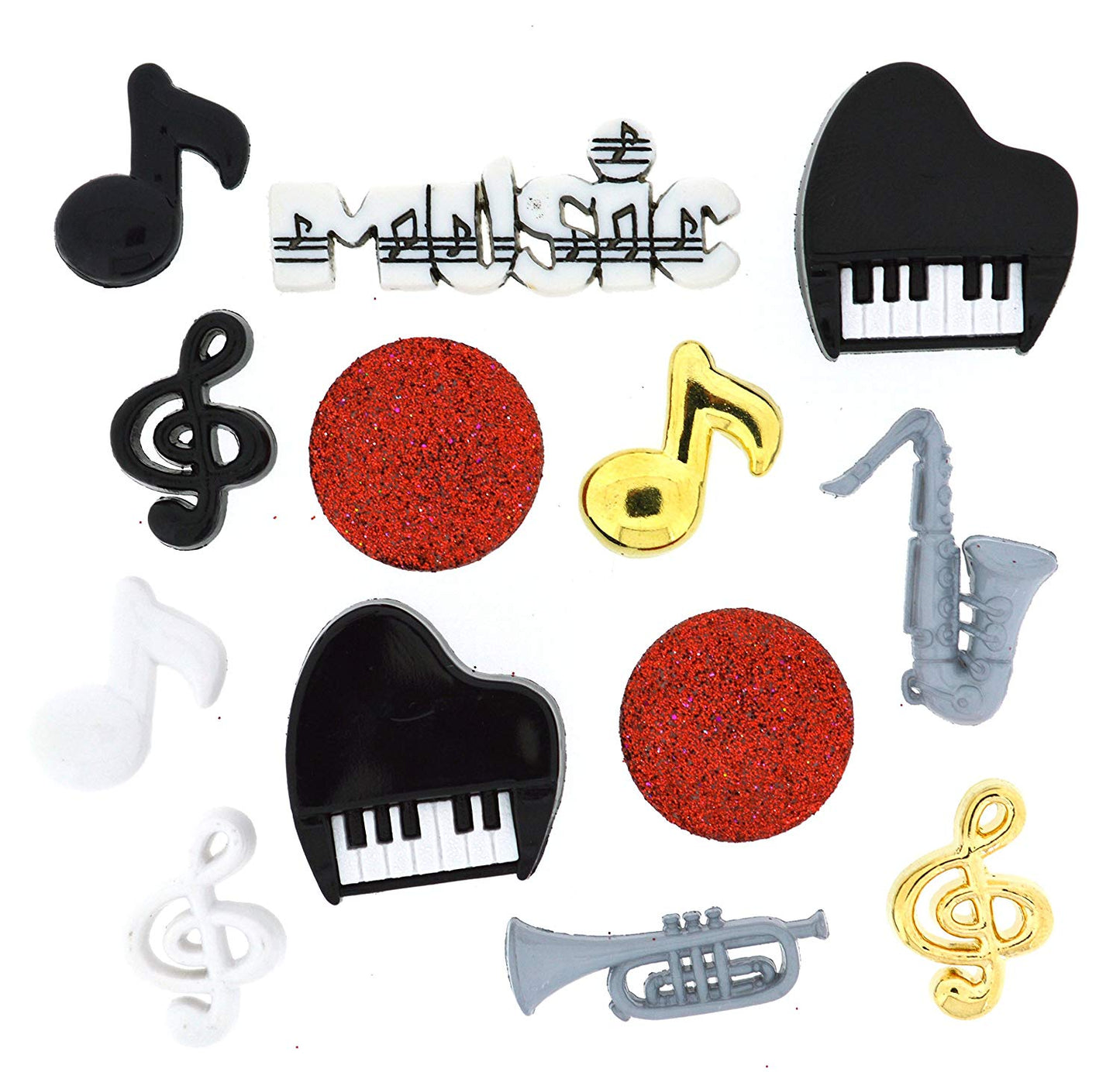 Music Buttons by Dress It Up