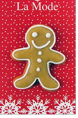 Large gingerbread button