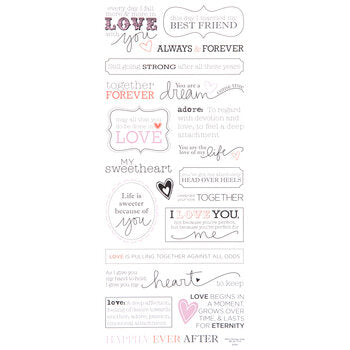 Love Phrase Stickers