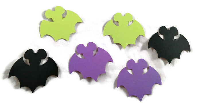 Disney Mickey Mouse Bat Die Cuts Assorted Colors