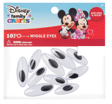 Disney Mickey Mouse Cartoon Wiggle Eyes - 10 Pieces – Country Croppers