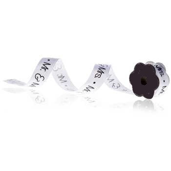 Mr & Mrs Wedding Mini Spool Ribbon - 6ft
