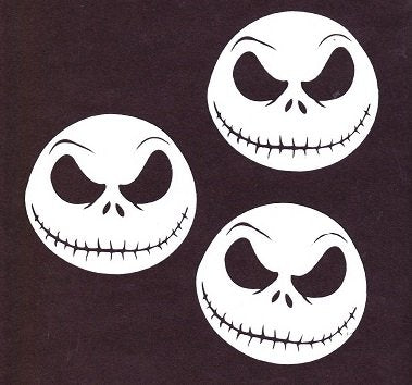 Jack Skellington Nightmare Before Christmas Die Cuts