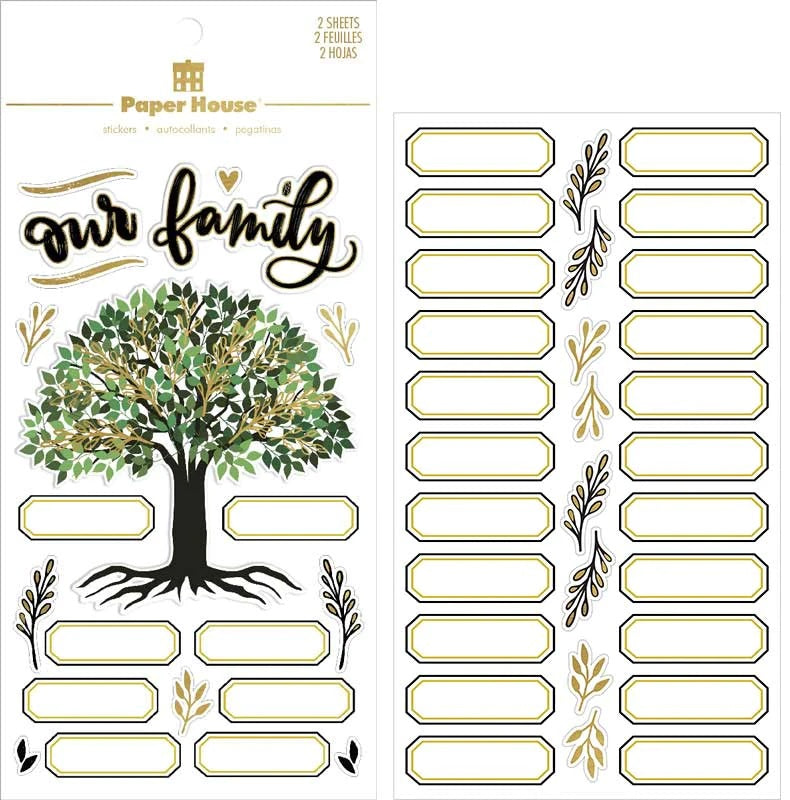 Family Tree 3d Stickers
