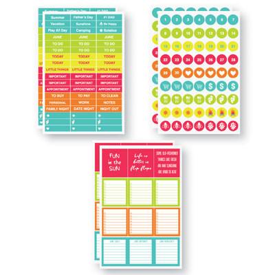 June Planit Stickers by Reminisce Planner Stickers