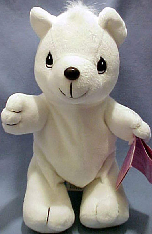 Precious Moments Tender Tails White Polar Bear Plush