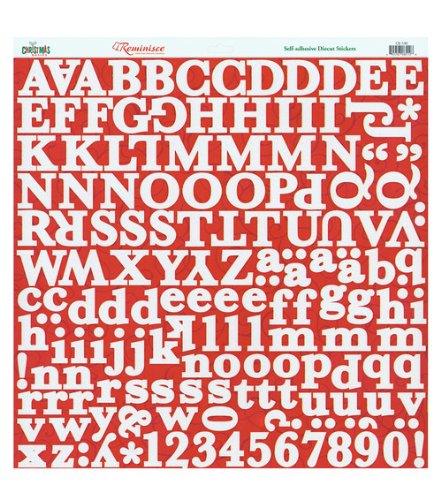 Christmas Basics Alphabet Stickers