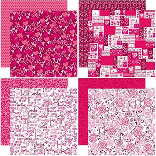 Valentines Anything for Love Papers - Set of 4 by Reminisce