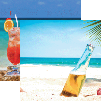 Unplugged - At the Beach Scrapbook Paper by Reminisce