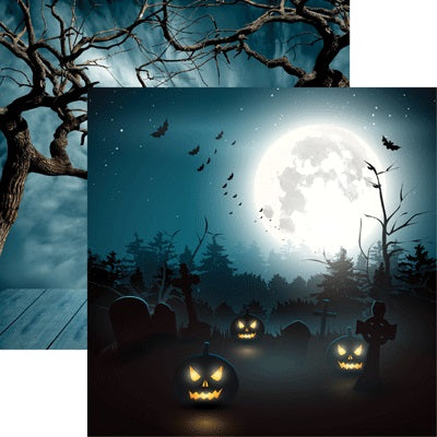 Jack at Midnight from Jacks Revenge Pumpkin Scrapbook Paper