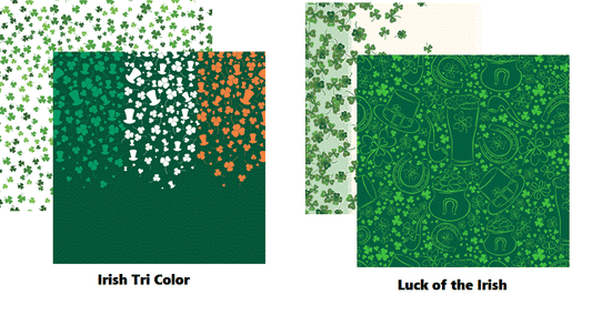 St Patricks Day Luck of the Irish Paper 12x12