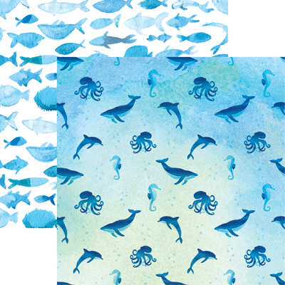 Under the Sea Mermaid Scrapbook Paper 12x12 Mermaids Tale