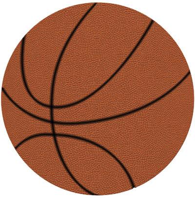 Basketball Shape Paper