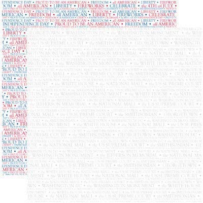 Washington DC Monumental Scrapbook Paper by Reminisce
