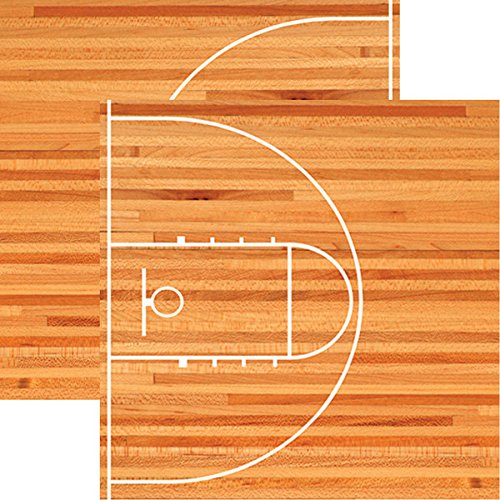Basketball Court - The Basketball Collection Scrapbook Papers by Reminisce