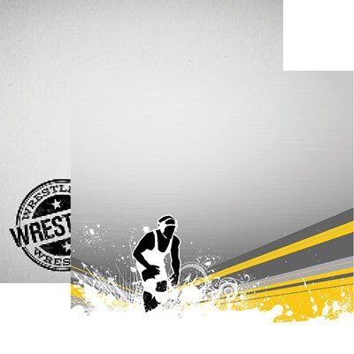 Wrestling Pin it to Win it Paper by Reminisce 12x12