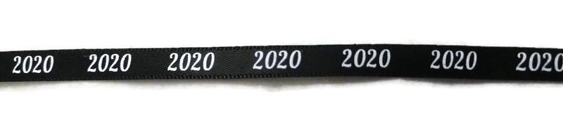 Black Satin 2020 Ribbon