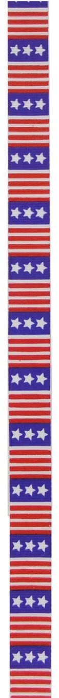 Patriotic USA Flag Grosgrain Ribbon