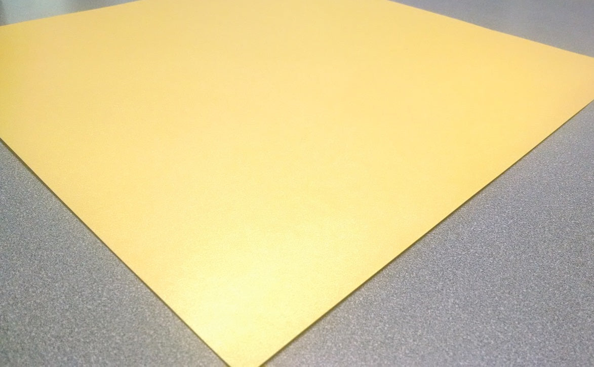 12x12 Shimmer Cardstock Paper - Yellow - 4pcs – Country Croppers