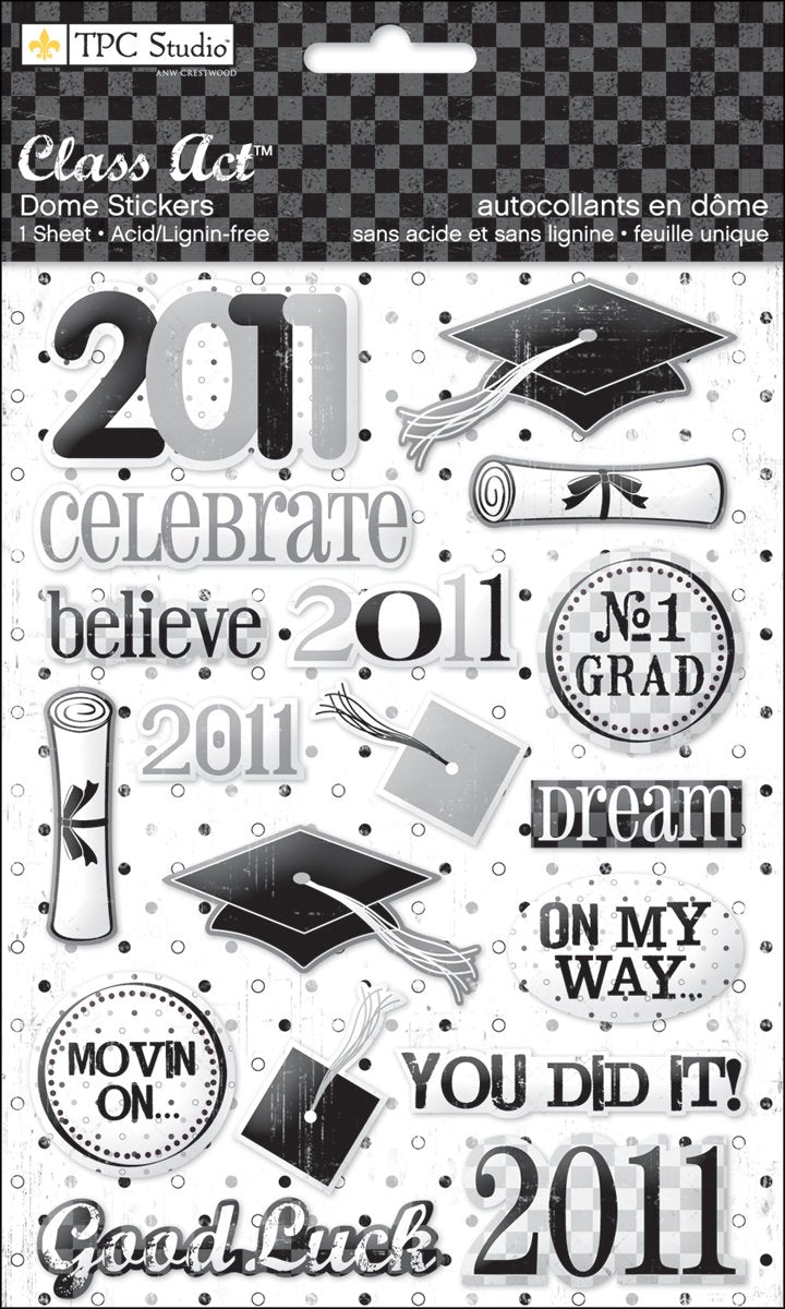 tpc class act 2011 3d stickers
