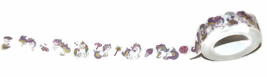 White Unicorn Washi Tape
