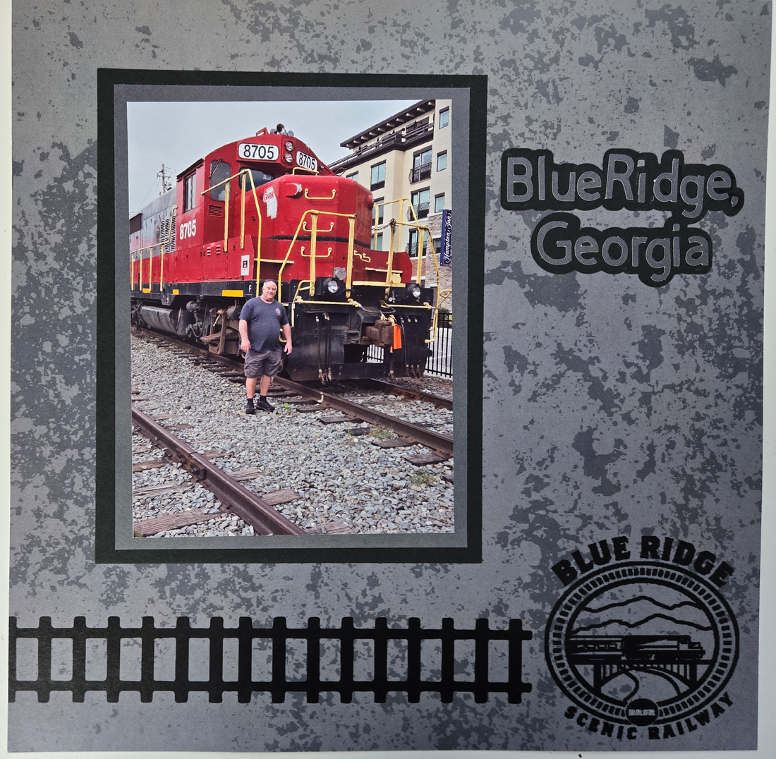 Blue Ridge Scenic Railway Scrapbook Layouts