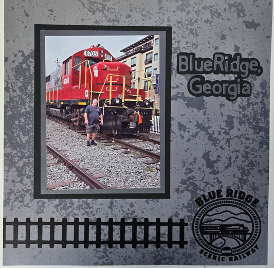 Blue Ridge Scenic Railway Scrapbook Layouts