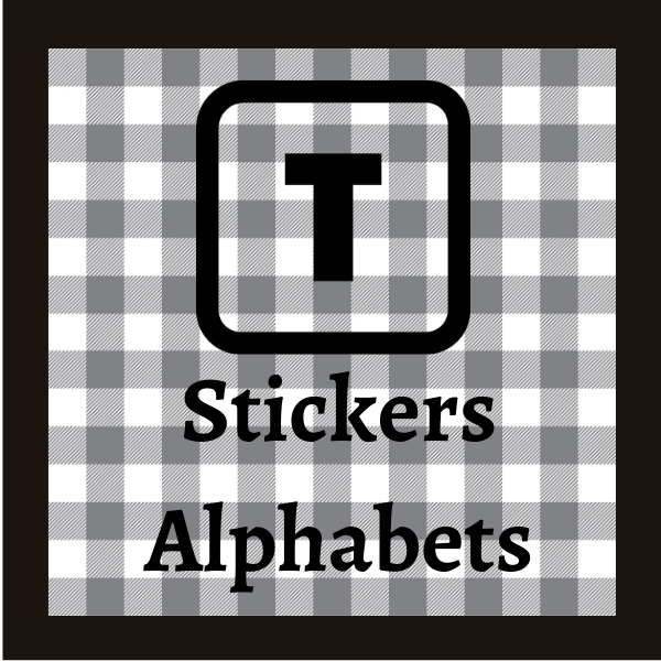 Stickers - Alphabet Letters