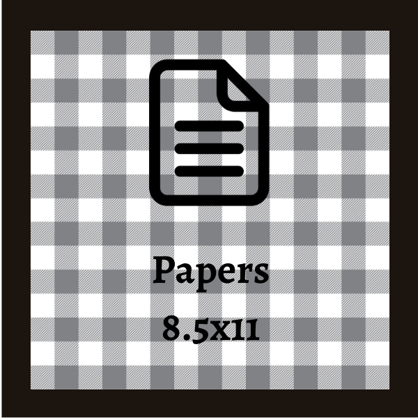 Paper - 8.5x11 Letter Size