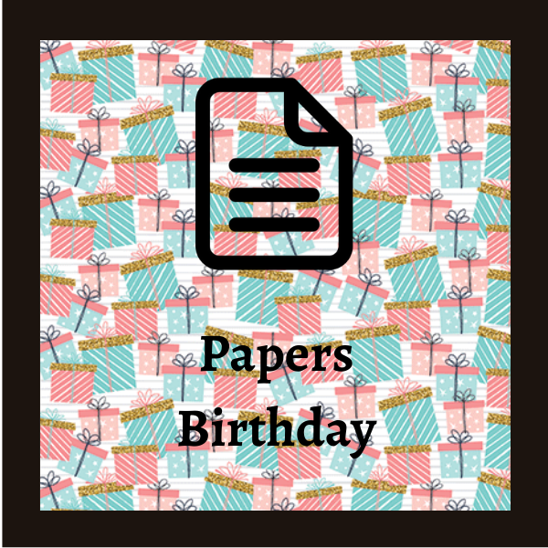 Papers - Birthday