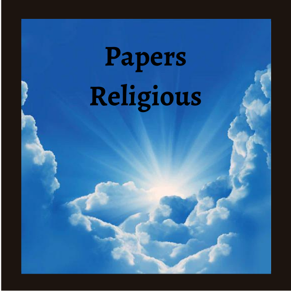 Papers - Religious/Faith