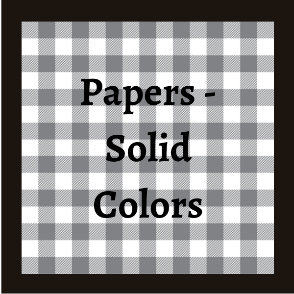 Papers - Solid Colors