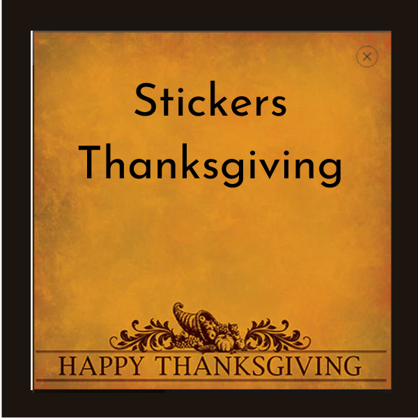 Stickers - Holiday Thanksgiving