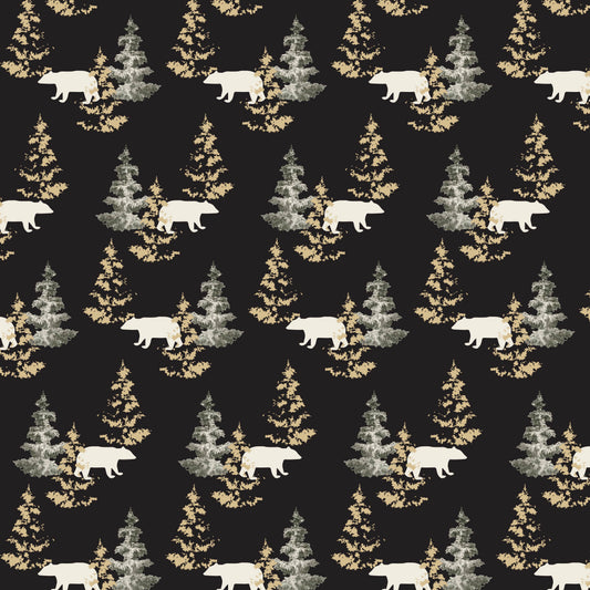 Lumberjack Woodland Bear - Double Sided Paper 12x12