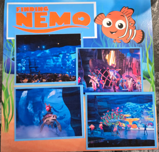 Aquarium Background #1-12X12 Scrapbook Paper