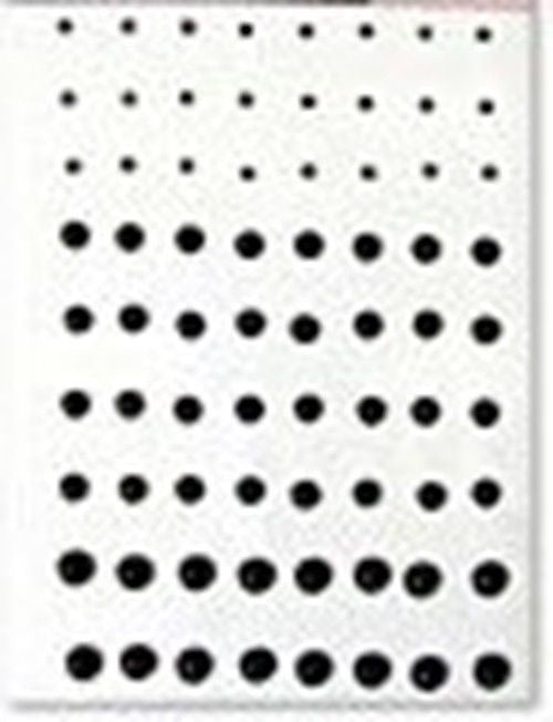 Self Adhesive Black Pearl Stickers