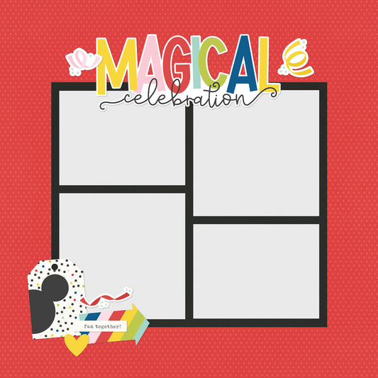 Say Cheese - Magic At the Park Page Pieces Set - 15 Pieces