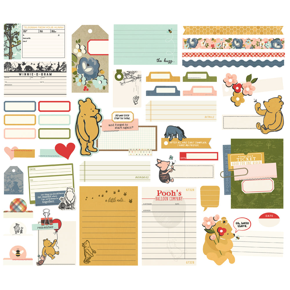 Say Cheese Classic Pooh Journal Bits