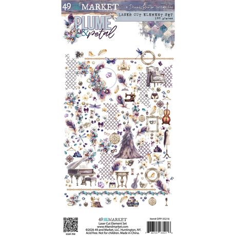 Plume and Petals Lasercut Elements - 49 & Market