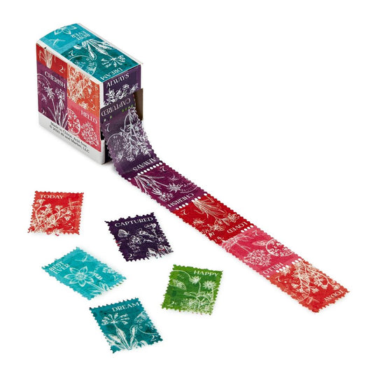 49 ad Market Spectrum Gardenia Colored Postage Washi Tape Stickers